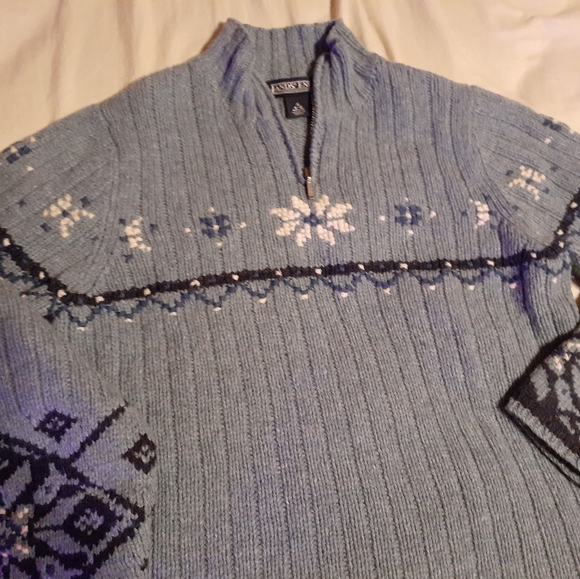 Wool quarter zip sweater - Picture 4 of 4